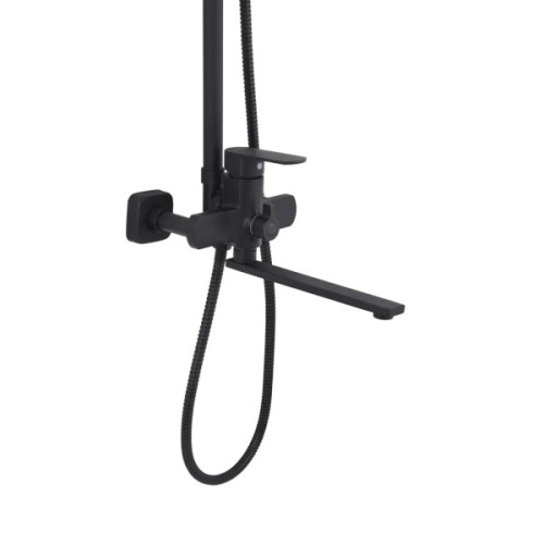 Душовий гарнітур Kroner Armada-SCH067 + змішувач Kubus-SCH010 (CVS30221)