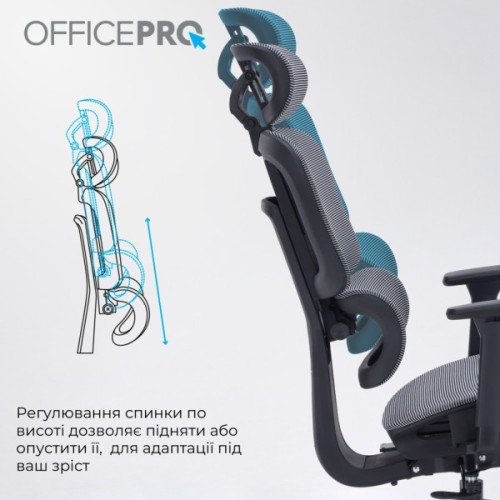 Офісне крісло OfficePro Skyline OC750-B-DG-DG (OC750-B-DG-DG)
