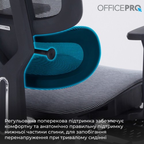 Офісне крісло OfficePro Skyline OC750-B-DG-DG (OC750-B-DG-DG)