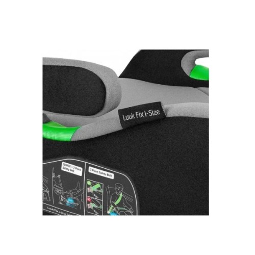 Автокрісло Lionelo Luuk Fix I-Size Luuk бустер Black Carbon (LO-LUUK FIX I-SIZE BLACK CARBON)
