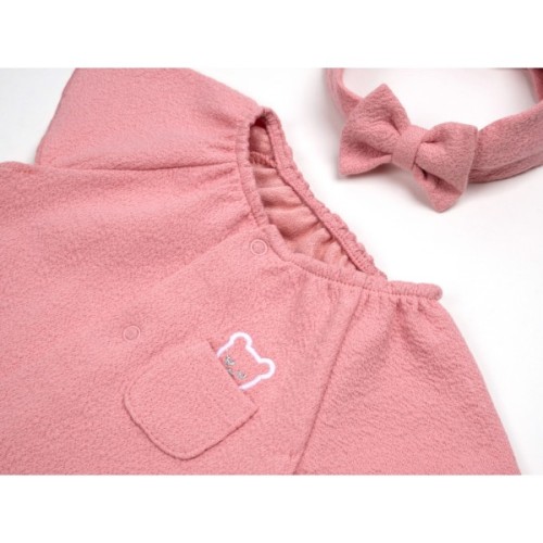 Боді дитяче Miniworld з пов'язкою (16988-68G-pink)