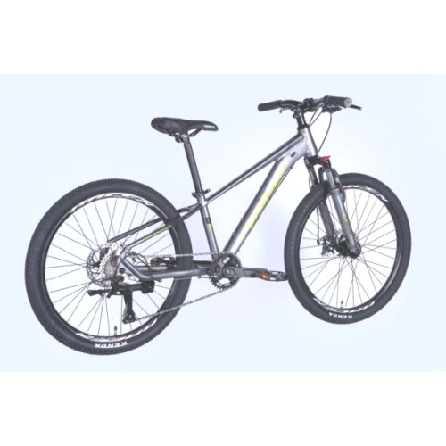 Велосипед Formula 24" ZEPHYR 3.0 DD CS рама-12" AL 2026 сірий з зеленим (OPS-FR-24-447)