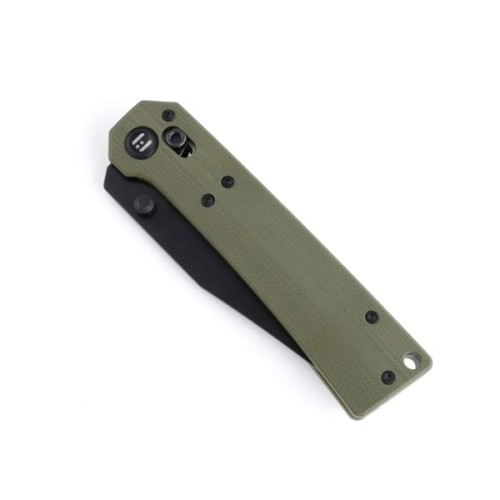 Ніж Hightron Pathwright, 14C28N, G10, зелений, чорний клинок (HK03GRN)