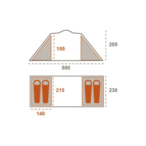 Намет Grand Canyon Atlanta 4 Mojave Desert (330031)