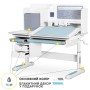 Парта Mealux Winnipeg Multicolor Plus WG Blue (BD-630 WG+BL з тумбою)
