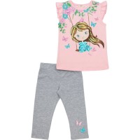 Набір дитячого одягу Breeze з дівчинкою (16409-116G-pink)