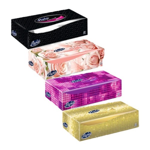 Серветки косметичні Papia 2 шари 80 шт. (8690536014194)