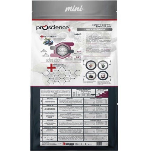 Сухий корм для собак ProScience Mini Baby&Puppy Lamb & Blueberry 2 кг (8694686407592)