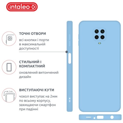 Чохол до мобільного телефона Intaleo SoftShell Xiaomi Redmi Note 9S Light Blue (1283126586293)