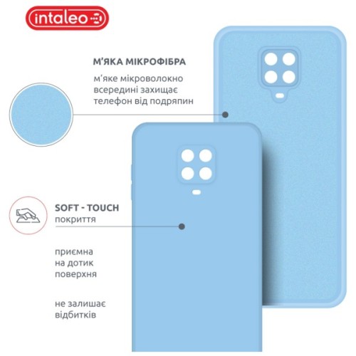 Чохол до мобільного телефона Intaleo SoftShell Xiaomi Redmi Note 9S Light Blue (1283126586293)