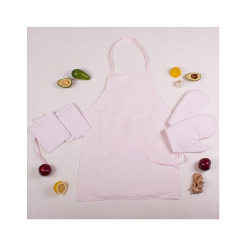 Фартух MirSon Набір 11-2409 Elma бязь дві прихватки + дві рукавички-прихватки + фартух (2200006752639)