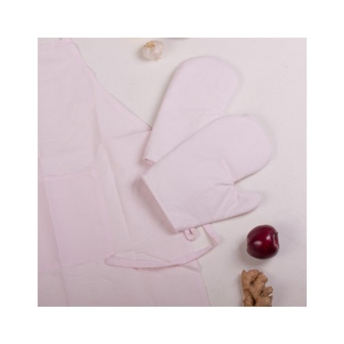 Фартух MirSon Набір 11-2409 Elma бязь дві прихватки + дві рукавички-прихватки + фартух (2200006752639)