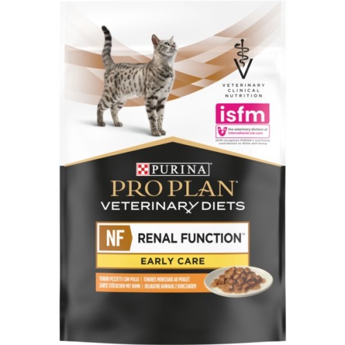 Вологий корм для кішок Purina Pro Plan Veterinary Diets NF Renal Function Early Care З куркою 10 x 85 г (7613287873934)