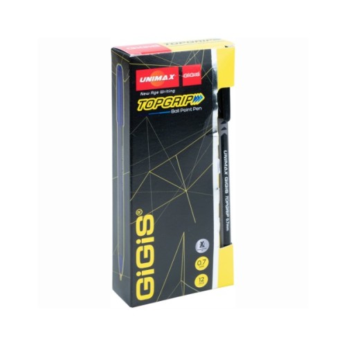 Ручка кулькова Unimax Topgrip, чорна (UX-148-01)