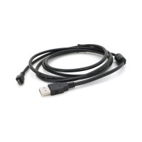 Дата кабель USB 2.0 AM to Micro 5P 1.8m black Voltronic (YT-AM/Mc-1.8Bl/07367)