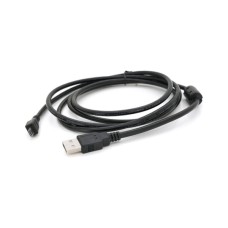 Дата кабель USB 2.0 AM to Micro 5P 1.8m black Voltronic (YT-AM/Mc-1.8Bl/07367)
