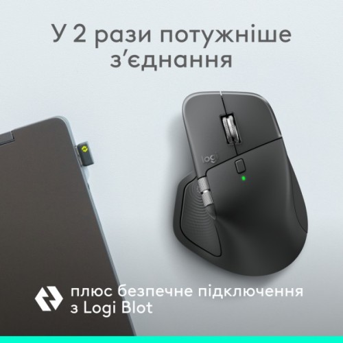 Мишка Logitech MX Master 4 for Business Wireless/Bluetooth Graphite (910-007617)