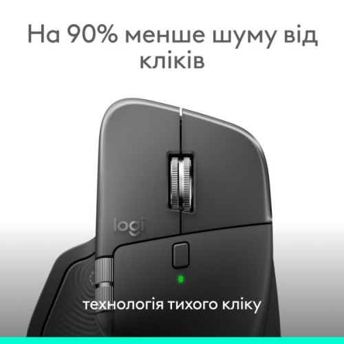 Мишка Logitech MX Master 4 for Business Wireless/Bluetooth Graphite (910-007617)