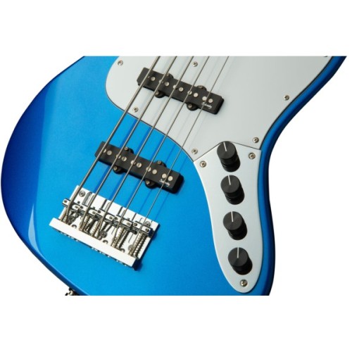 Бас-гітара Sadowsky MetroExpress 21-Fret Vintage J/J Bass Maple 5-String - Ocean Blue Metallic High Polish (SME21VJ5 J2M OKU FR)