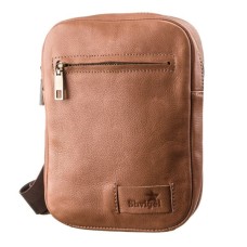 Сумка Shvigel Чоловіча шкіряна Руда (19104)