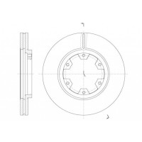 Гальмівний диск REMSA 6466.10