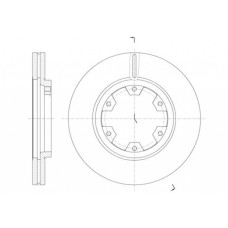 Гальмівний диск REMSA 6466.10
