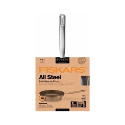 Сковорода Fiskars All Steel матова 24 см (1064743)