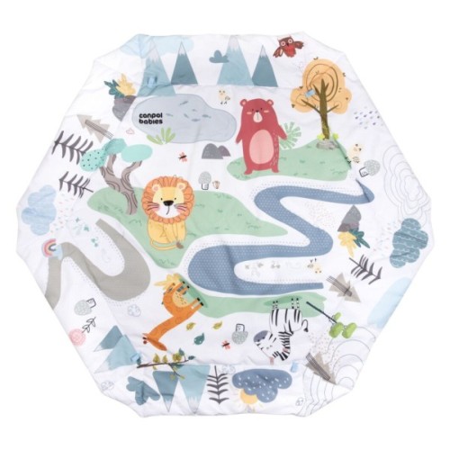 Дитячий килимок Canpol 0 Safari - сірий (81/100)