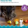 Іграшка для котів Catstages Фруктові дольки 4 шт з м'ятою (0700603720939)