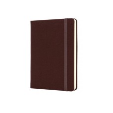 Книга записна Optima А6 NAMIB, тверда обкладинка, гумка, білий блок лінія, бордо (O20387-18)