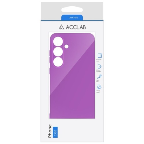 Чохол до мобільного телефона ACCLAB Silicone Case Samsung Galaxy S24 Plus Purple (1283126602108)