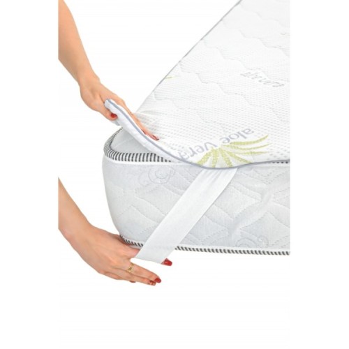 Наматрацник MirSon №1045 Alberto Тенцель (Modal) Aloe Vera 200х220 см (2200001507869)