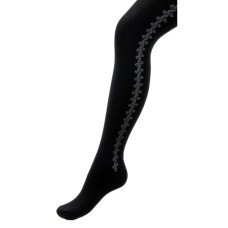 Колготки дитячі UCS Socks з орнаментом (M0C0301-2434-9G-black)
