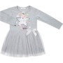 Плаття дитяче POP FASHION з єдинорогом (6738-104G-gray)