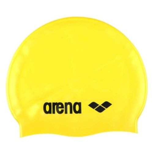 Шапка для плавання Arena Classic Silicone JR 91670-035 жовтий, чорний Діт OSFM (3468335686059)