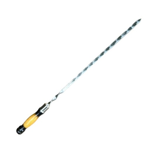 Шампур Metalzavod 630х12х3мм двокольоровий (SHMP-DR-630x12x3-DUO)