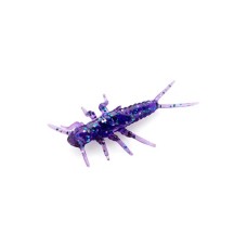 Силікон рибальський FishUP Stonefly 0.75" 060 - Dark Violet/Peacock&Silver (12шт/уп) (1864.04.98)