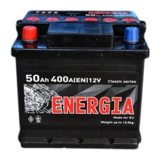 Акумулятор автомобільний ENERGIA 50Ah (+/-) 400EN (000022384)