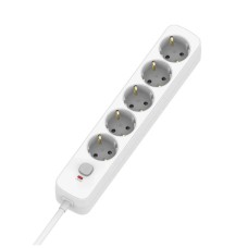 Мережевий фільтр живлення ColorWay CCA-3G1MM 5 розеток, 5m White (CW-PSEA1055W)