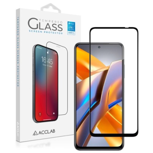 Скло захисне ACCLAB Full Glue Xiaomi Poco M5S Black (1283126545122)