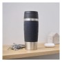 Термокружка Tefal Travel Mug Classic, 360мл, нержавіюча сталь, чорний (N2020210)