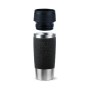 Термокружка Tefal Travel Mug Classic, 360мл, нержавіюча сталь, чорний (N2020210)
