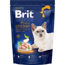 Сухий корм для кішок Brit Premium by Nature Cat Indoor 800 г (8595602553068)