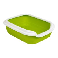 Туалет для котів Природа Comfort L (лайм) (4823082417407)