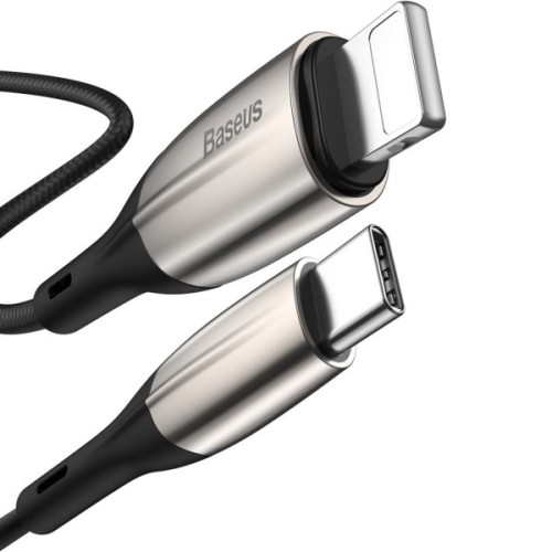 Дата кабель USB-C to Lightning 1.0m 18W black Baseus (CATLSP-01)