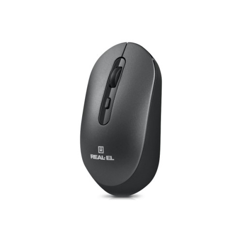 Мишка REAL-EL RM-470W Wireless/Bluetooth Dark Gray (EL123200049)