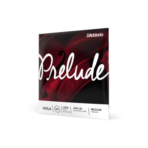 Струни для альта D'Addario Prelude Viola String Set Long Scale Medium Tension (J910 LM)