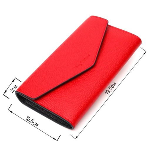 Портмоне Tony Bellucci З натуральної шкіри Червоне (21974)