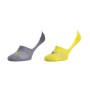 Шкарпетки Puma Footie Unisex 2P 141011001-003 сірий-жовтий 39-42 (8718824799667)