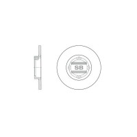 Гальмівний диск HI-Q SD3010